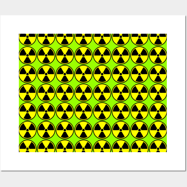 Radiation Logo Texture Wall Art by Drumsartco